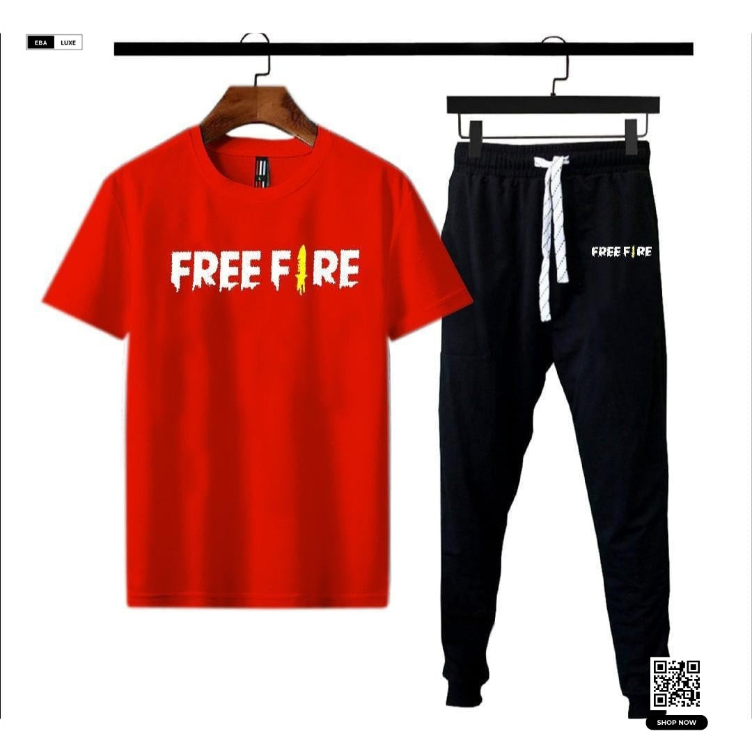 Multi-Color Stylish Unisex Printed Track Suit – Microfiber 2-Piece Set