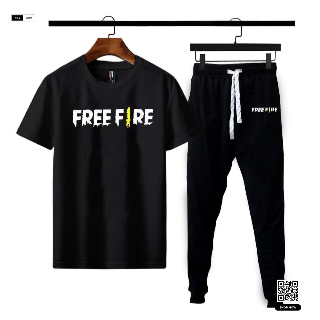 Multi-Color Stylish Unisex Printed Track Suit – Microfiber 2-Piece Set