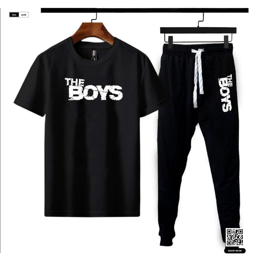 “The Boys” Printed Men’s Track Suit – Polyester 2-Pcs – Yellow, White & More