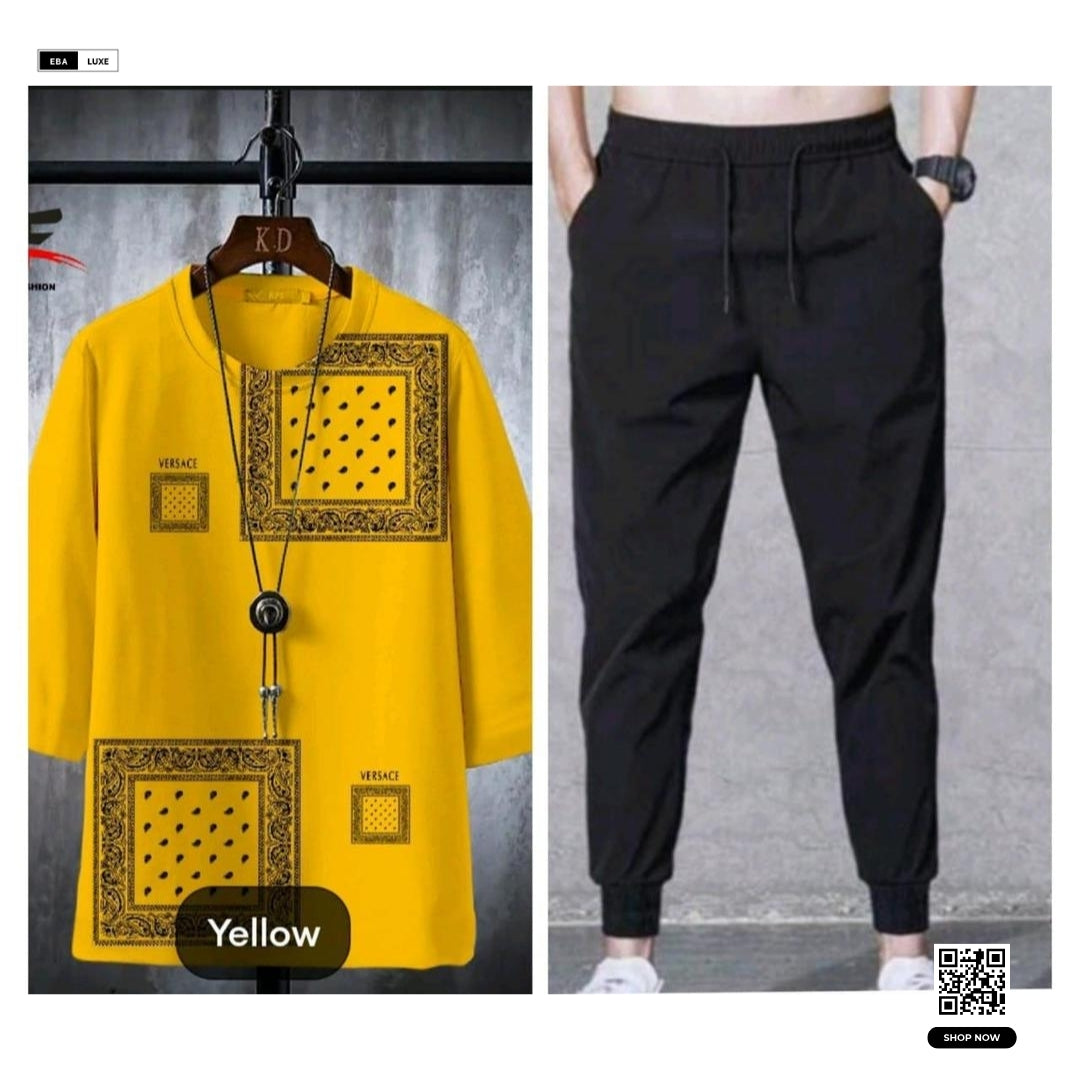 Men's Micro Interlock Sublimation Track Suit – 2-Piece Graphic Sportswear Set