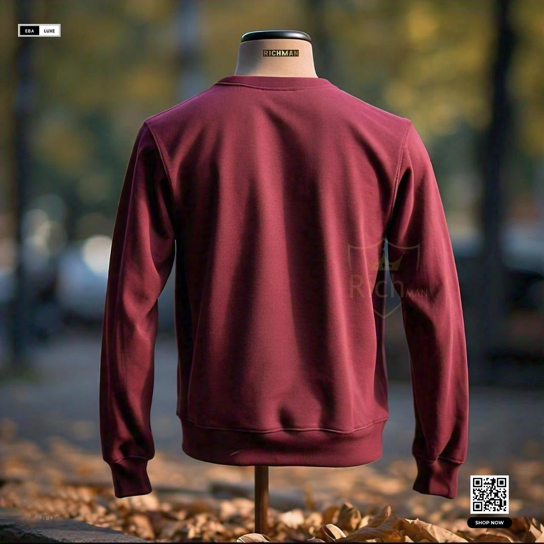 Stylish Fleece Sweatshirt Tracksuit for Men & Women – Brown – 2 Pcs