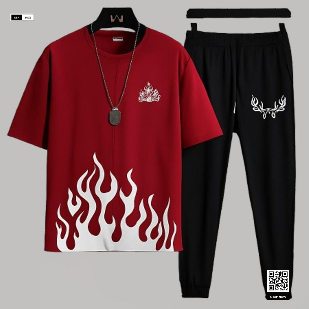 Unisex Micro Fabric Track Suit – 2 Pcs Shirt & Trouser Set