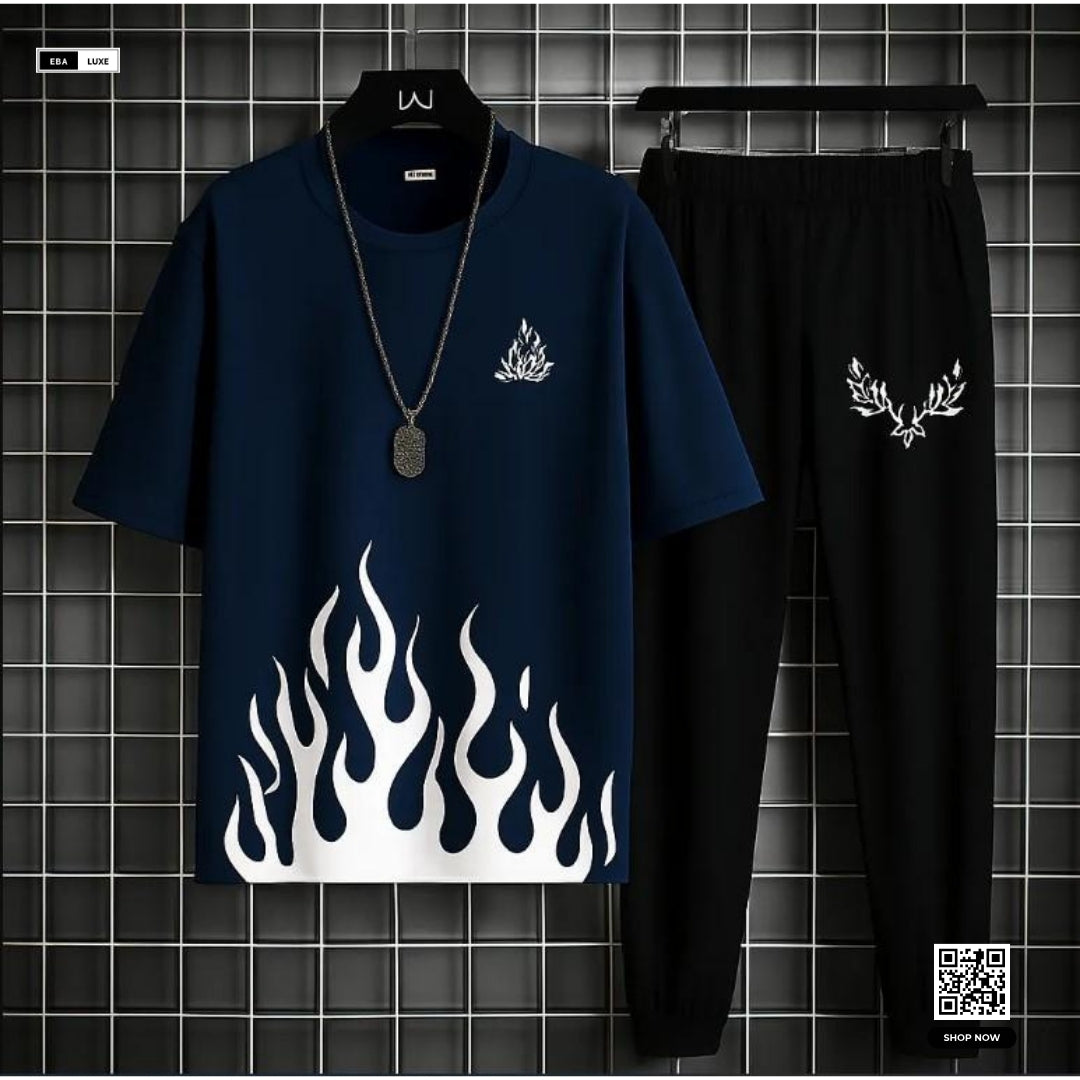 Unisex Micro Fabric Track Suit – 2 Pcs Shirt & Trouser Set
