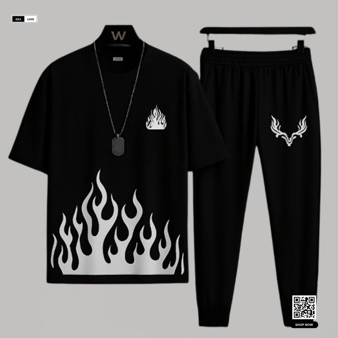 Unisex Micro Fabric Track Suit – 2 Pcs Shirt & Trouser Set