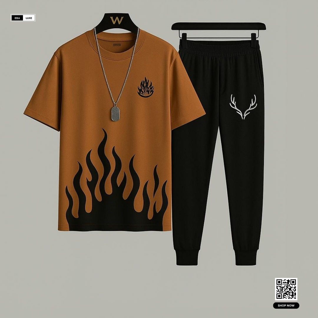 Unisex Micro Fabric Track Suit – 2 Pcs Shirt & Trouser Set