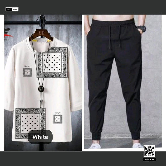Men's Micro Interlock Sublimation Track Suit – 2-Piece Graphic Sportswear Set