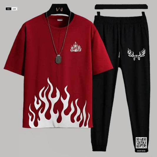 Unisex Micro Fabric Track Suit – 2 Pcs Shirt & Trouser Set