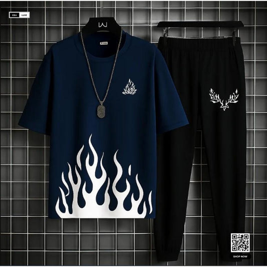 Unisex Micro Fabric Track Suit – 2 Pcs Shirt & Trouser Set